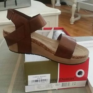 Brown wedge size 8m